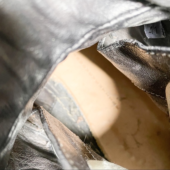 A Diciannoveventitre distressed-effect lace-up boots 41 - Picture 5 of 6